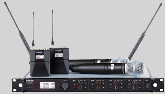 ULXD24Q/B58 SHURE四通道數字無線話筒接收機